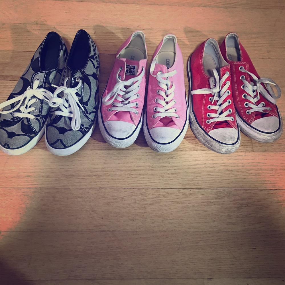 Sneaker bundle! Converse and Coach!